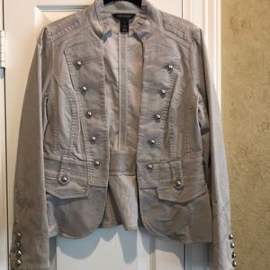 White house black market corduroy jacket